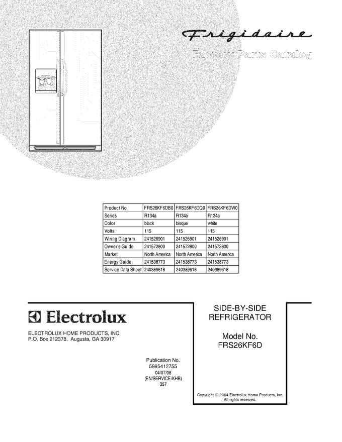 Diagram for FRS26KF6DB0