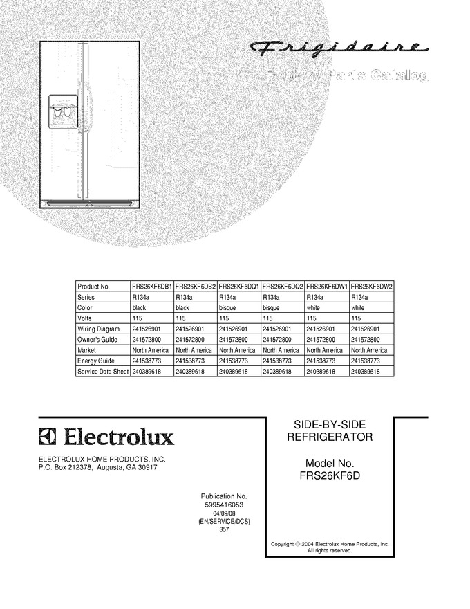 Diagram for FRS26KF6DW2