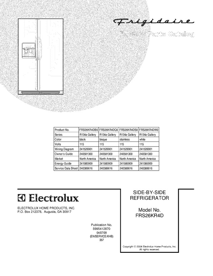 Diagram for FRS26KR4DB0