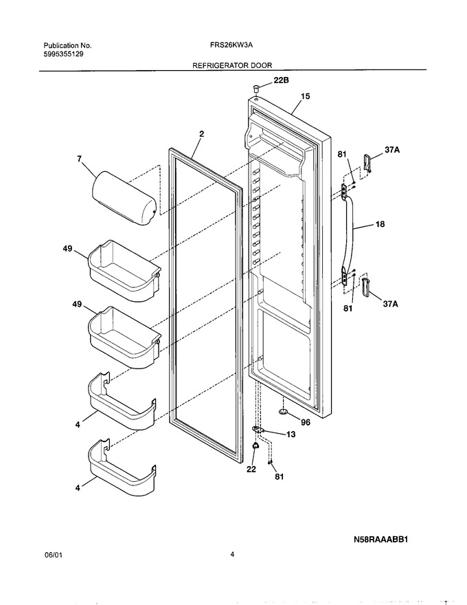 Diagram for FRS26KW3AW0