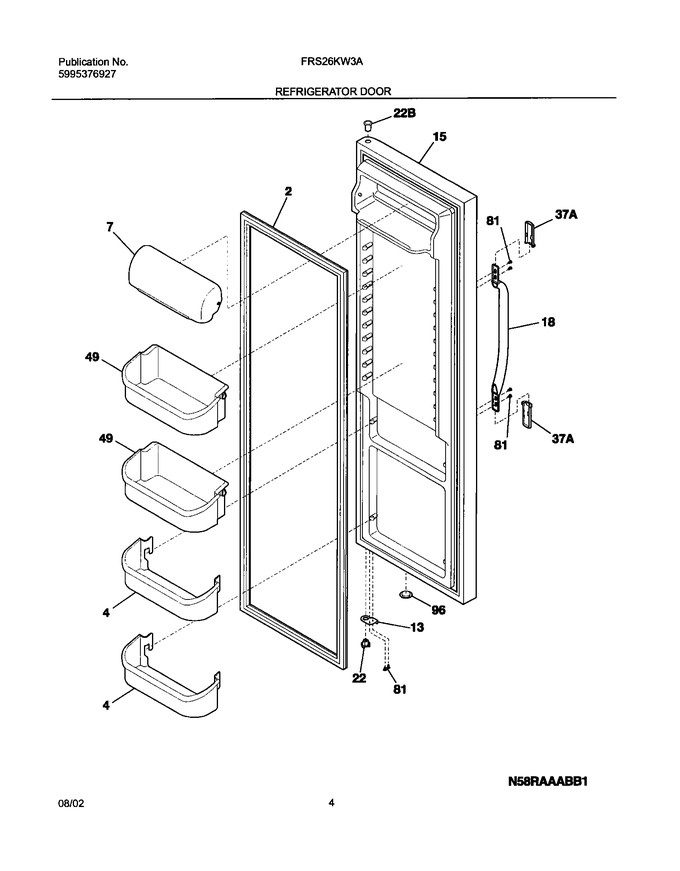 Diagram for FRS26KW3AW5