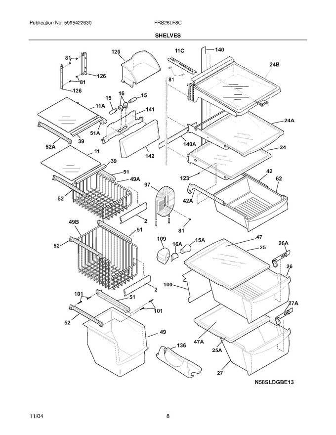 Diagram for FRS26LF8CS8