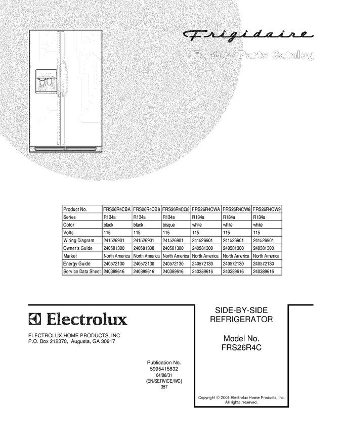 Diagram for FRS26R4CW8