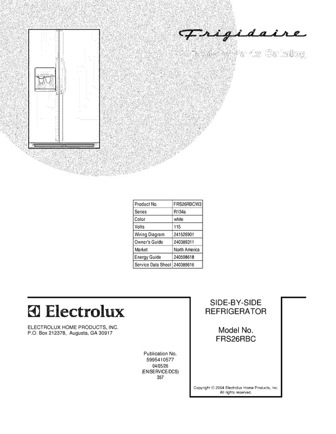 Diagram for FRS26RBCW3