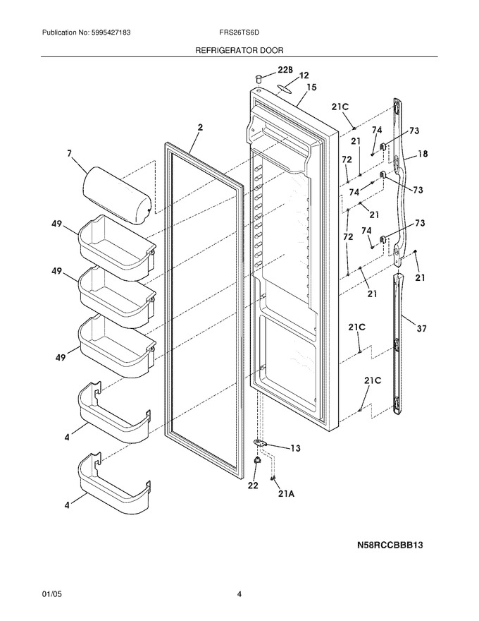 Diagram for FRS26TS6DW3