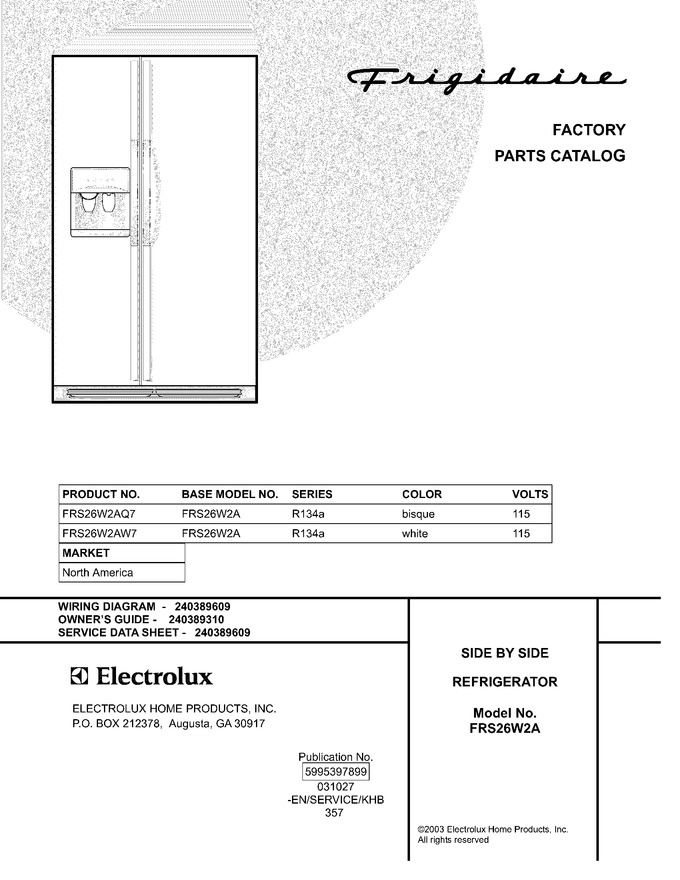 Diagram for FRS26W2AQ7