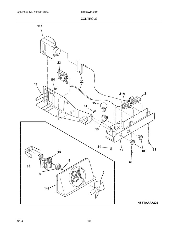 Diagram for FRS26W2BSB9