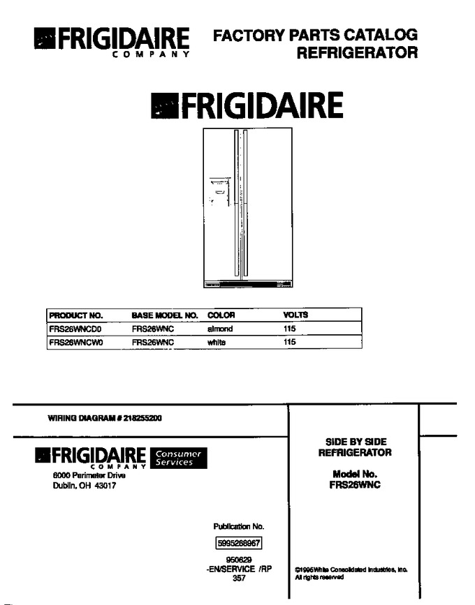 Diagram for FRS26WNCD0