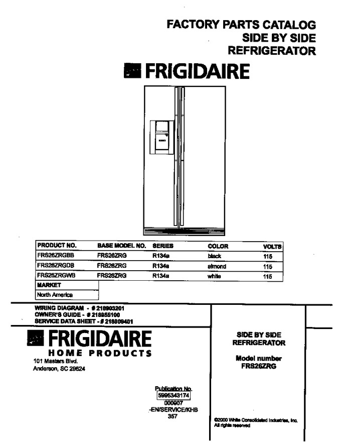 Diagram for FRS26ZRGBB