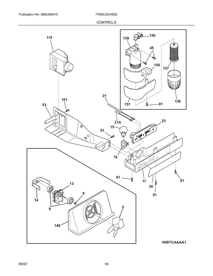 Diagram for FRS6LE5HSB0