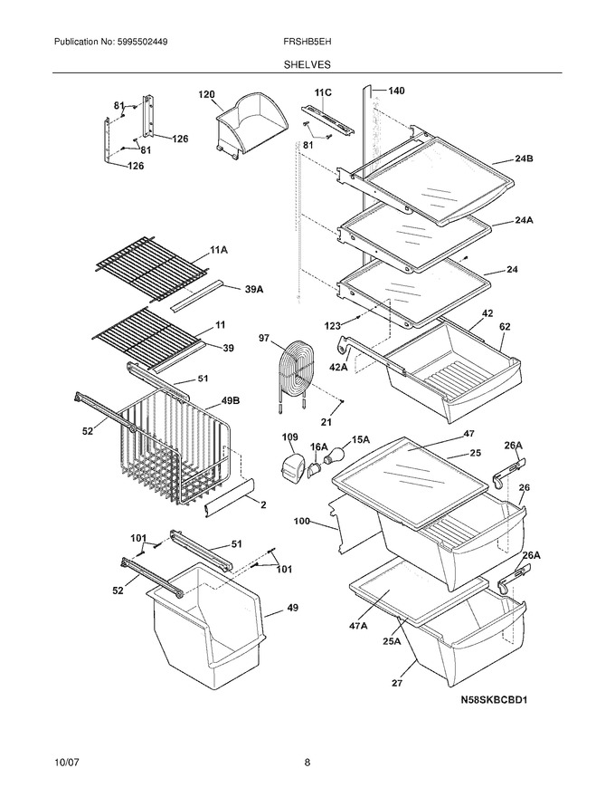 Diagram for FRSHB5EHPW4