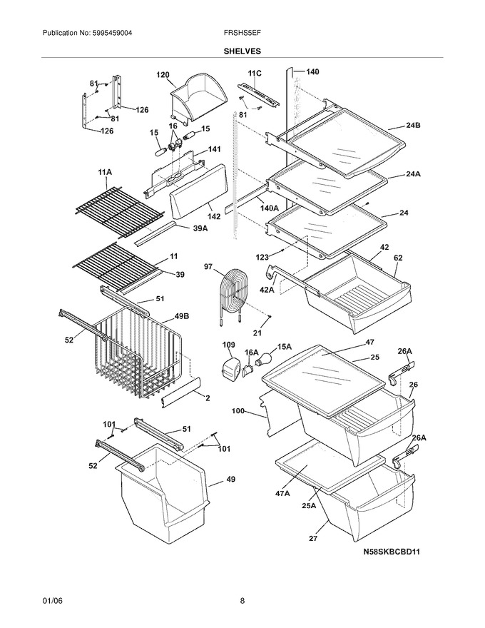 Diagram for FRSHS5EFW0