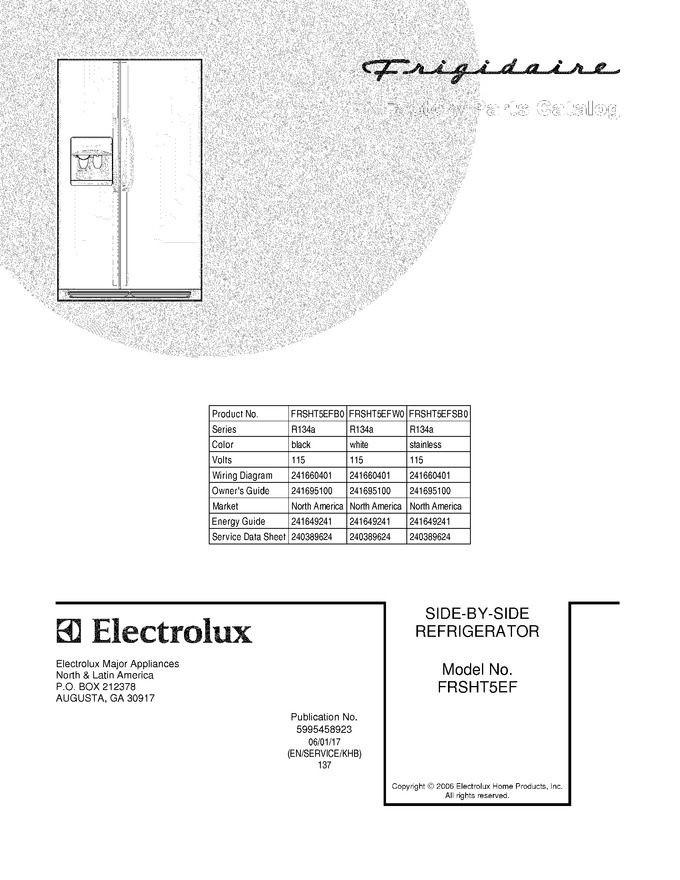 Diagram for FRSHT5EFW0