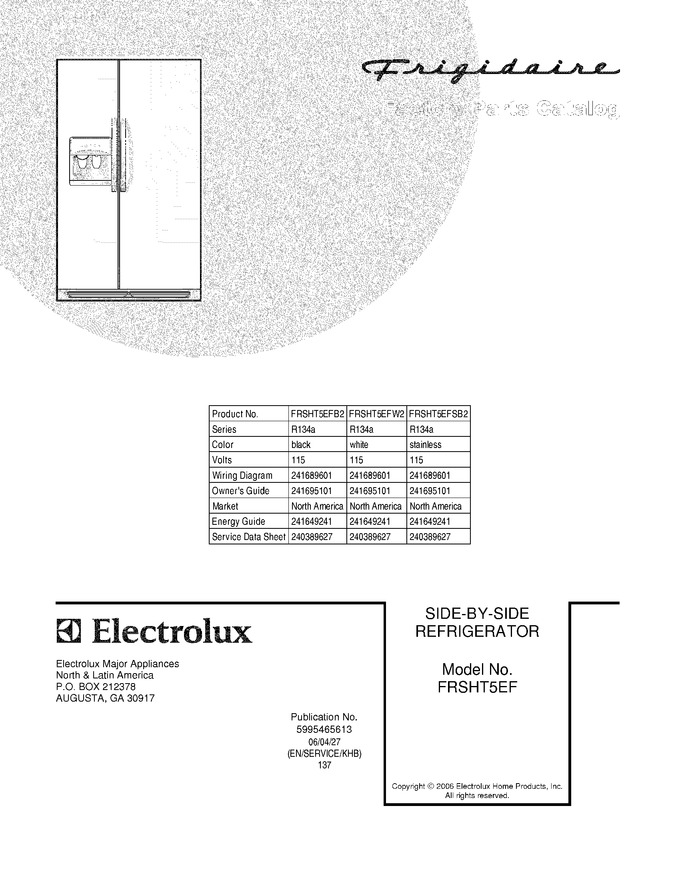 Diagram for FRSHT5EFB2