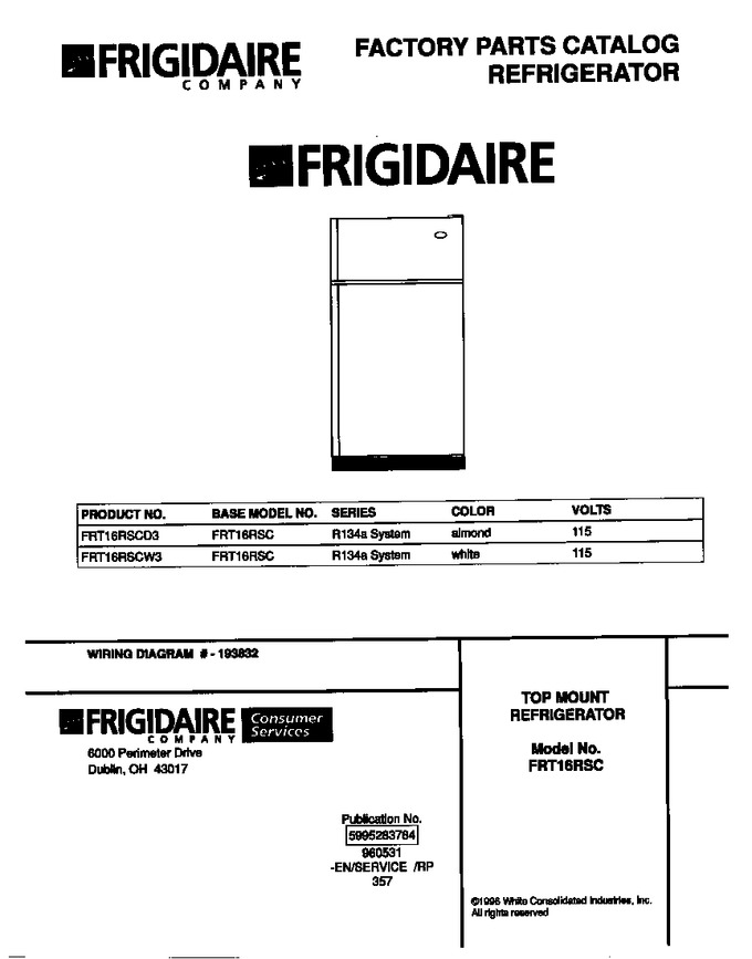 Diagram for FRT16RSCW3