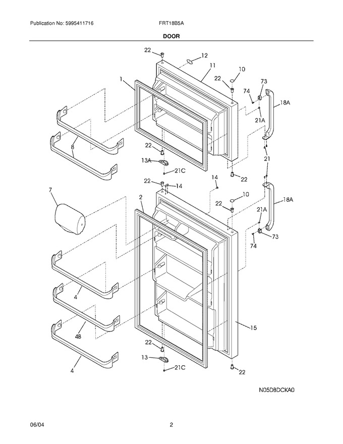 Diagram for FRT18B5AQB