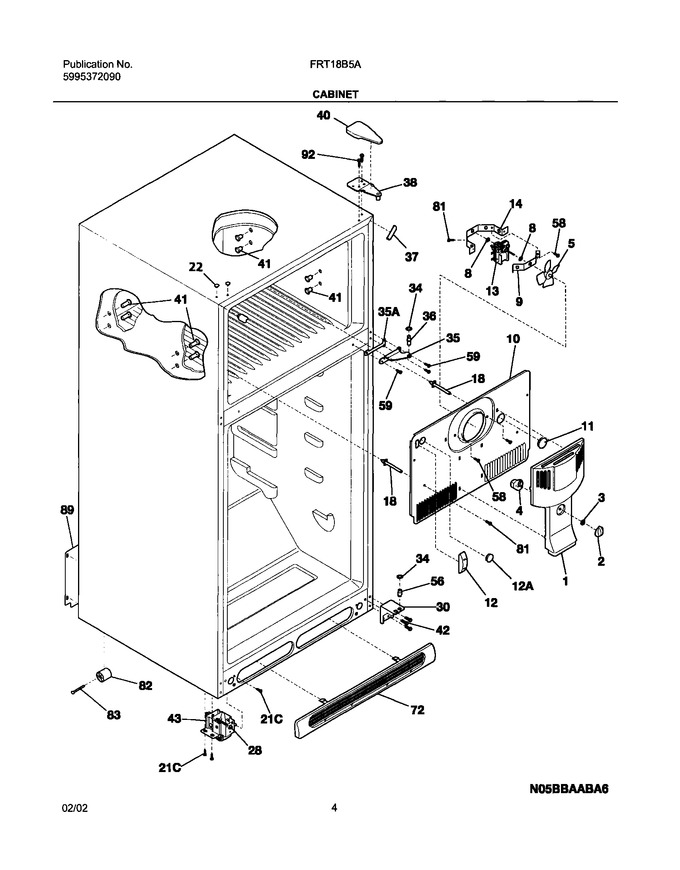 Diagram for FRT18B5AW5