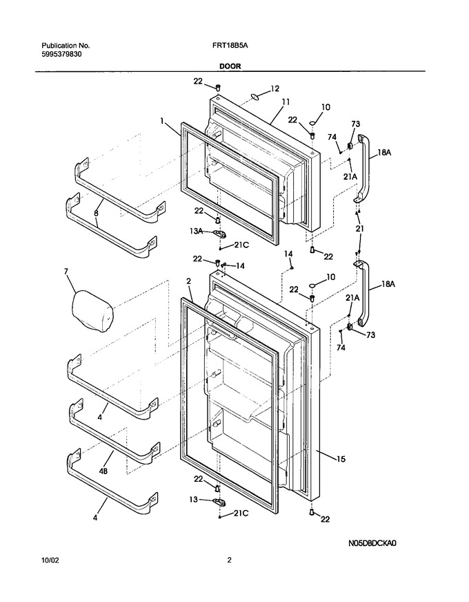 Diagram for FRT18B5AT4