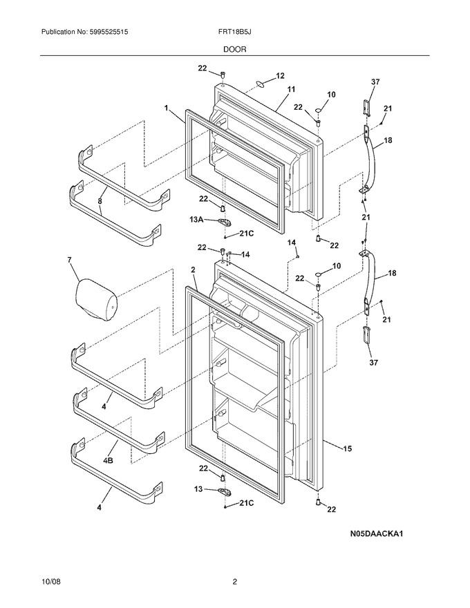 Diagram for FRT18B5JM2