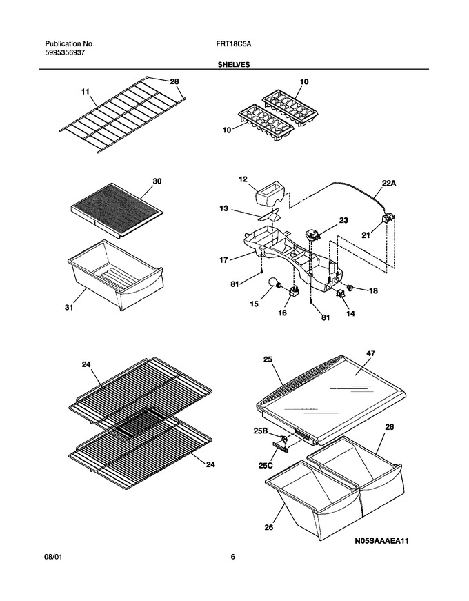 Diagram for FRT18C5AW4