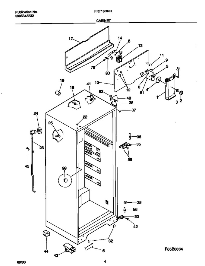 Diagram for FRT18DRHY1