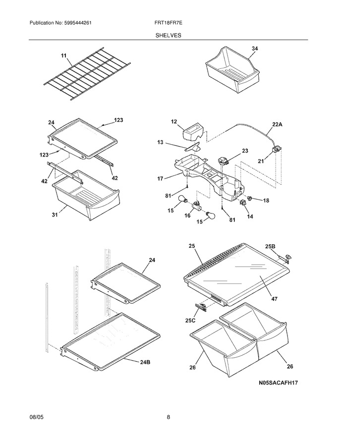 Diagram for FRT18FR7EW4