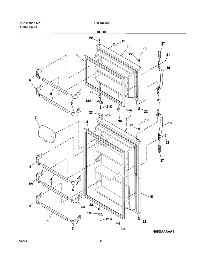 Diagram for FRT18G3AW0