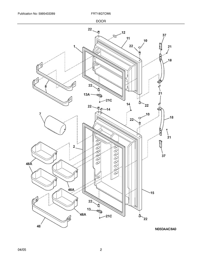 Diagram for FRT18G7CW6