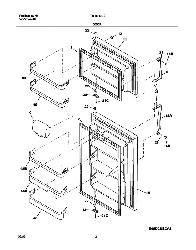 Diagram for FRT18H6CSB2