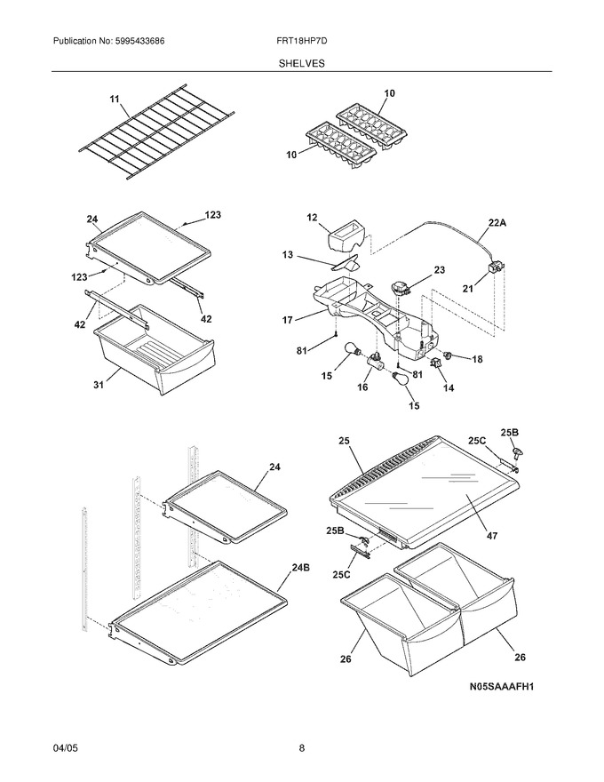 Diagram for FRT18HP7DW2