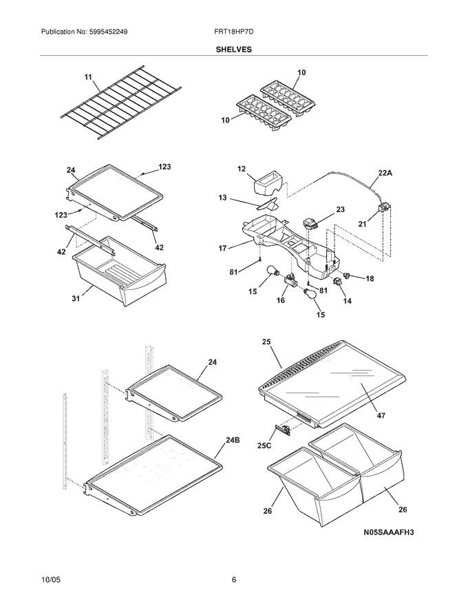 Diagram for FRT18HP7DB6