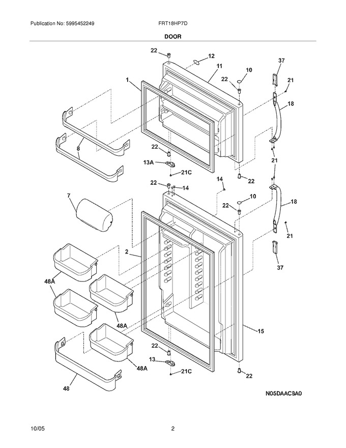 Diagram for FRT18HP7DW6