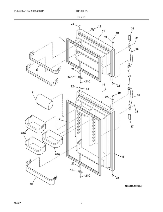 Diagram for FRT18HP7DB9