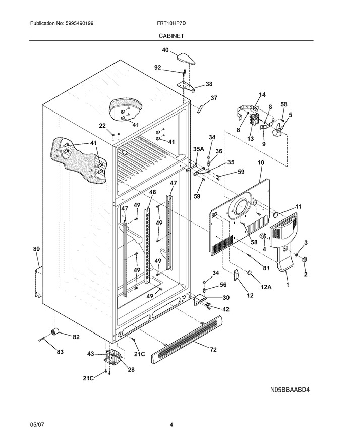 Diagram for FRT18HP7DWB