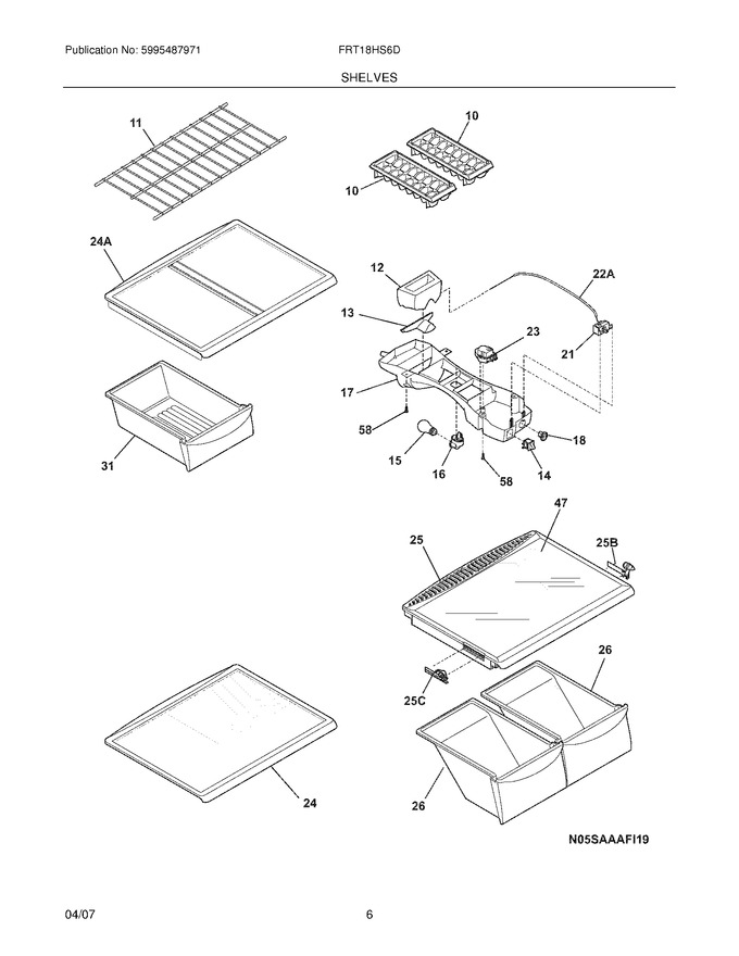 Diagram for FRT18HS6DBB