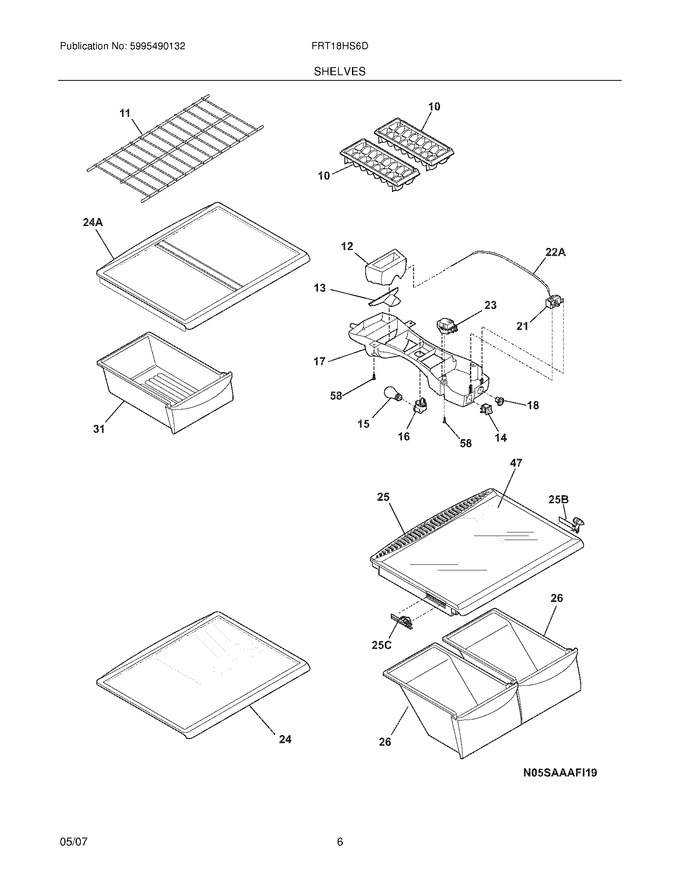 Diagram for FRT18HS6DBC