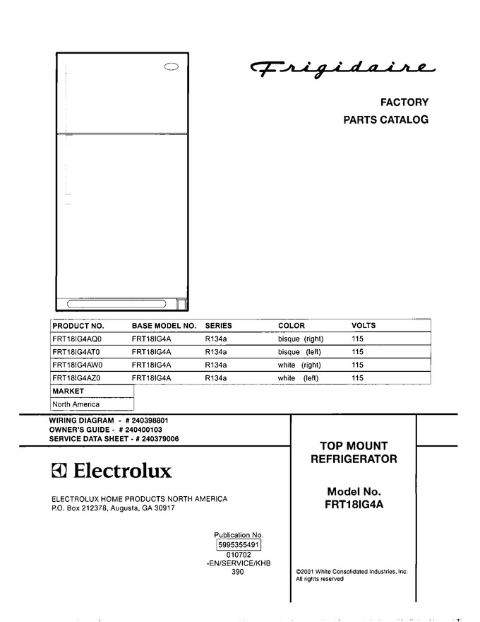 Diagram for FRT18IG4AT0