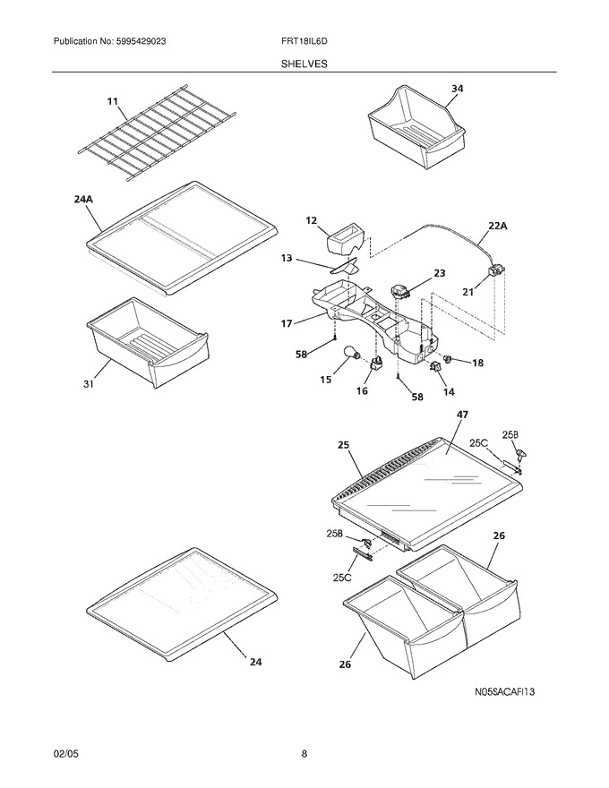 Diagram for FRT18IL6DSA