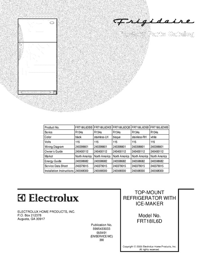 Diagram for FRT18IL6DWB