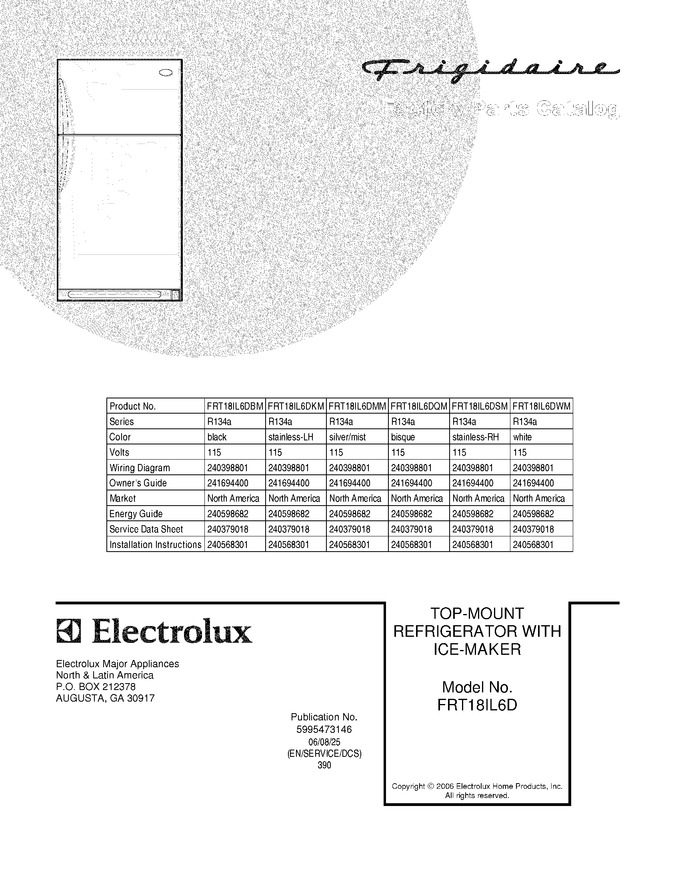 Diagram for FRT18IL6DKM