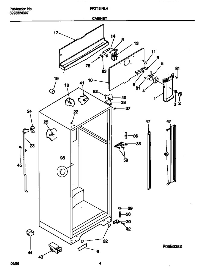 Diagram for FRT18INLHW0