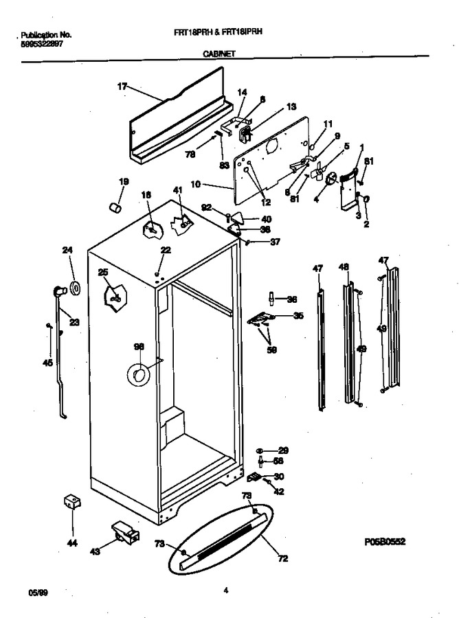 Diagram for FRT18PRHD0