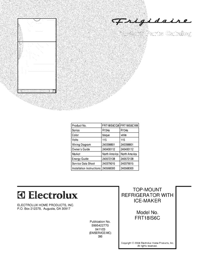 Diagram for FRT18IS6CQ8