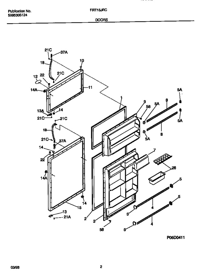 Diagram for FRT18JRCW5