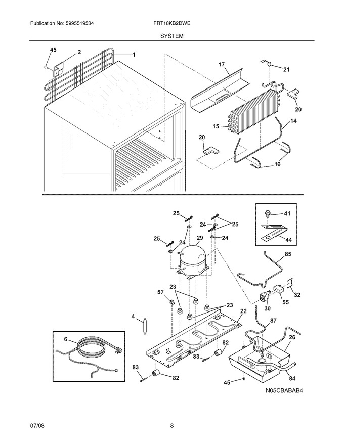 Diagram for FRT18KB2DWE