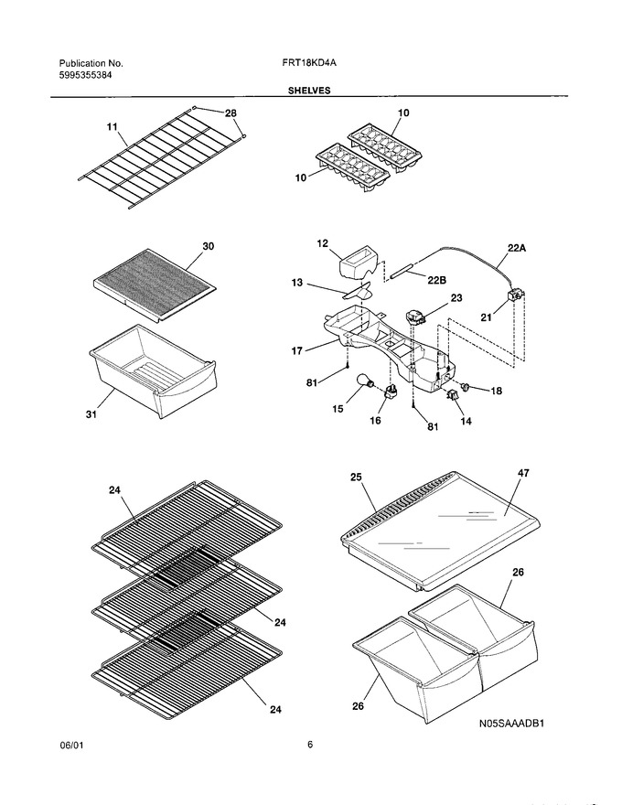 Diagram for FRT18KD4AW2