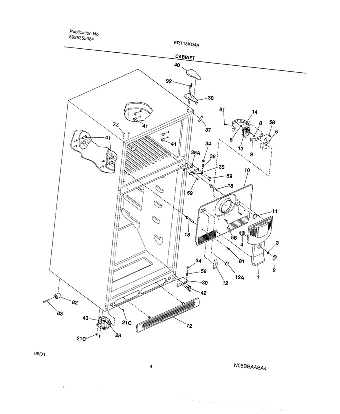 Diagram for FRT18KD4AW2