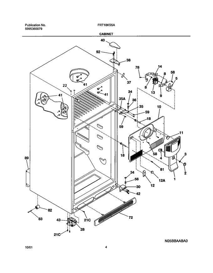 Diagram for FRT18KS5AW4