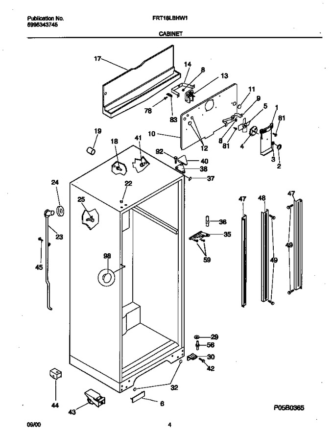 Diagram for FRT18LBHW1