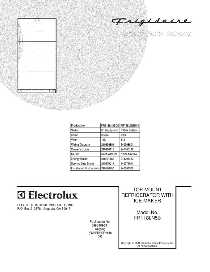 Diagram for FRT18LN5BQ4